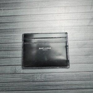 Yves Saint Laurent Black Card Holder